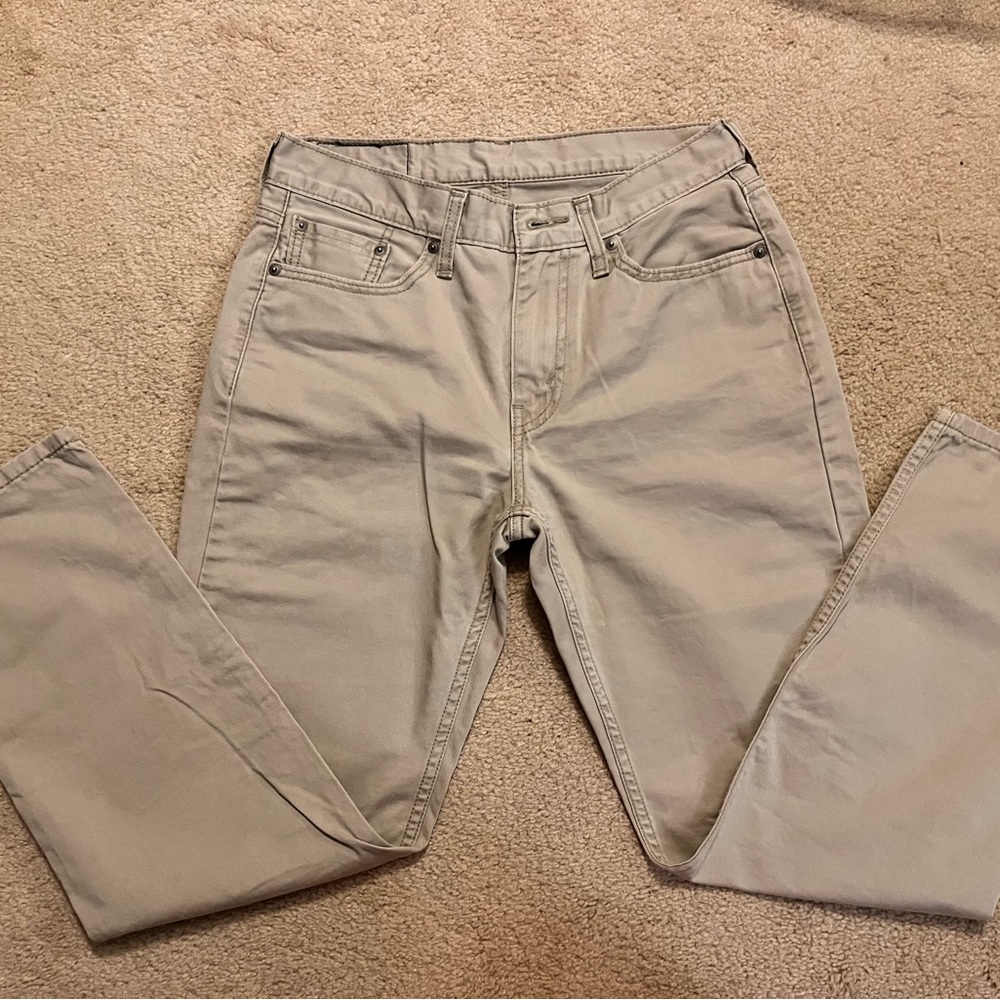 Levi’s 514 Khaki Slim-Straight Fit 30X30 pants